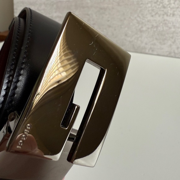 Gucci Men’s Leather belt, Black size 40 - Picture 2 of 14